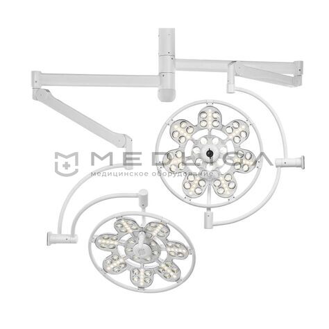 ЭМАЛЕД 500/500, Конструкция светильника: Потолочный двухкупольный, 2